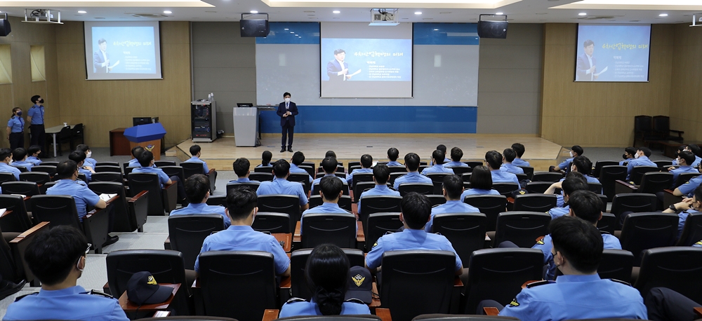 ▲ 전남대학교 박복재 부총장 특강 모습