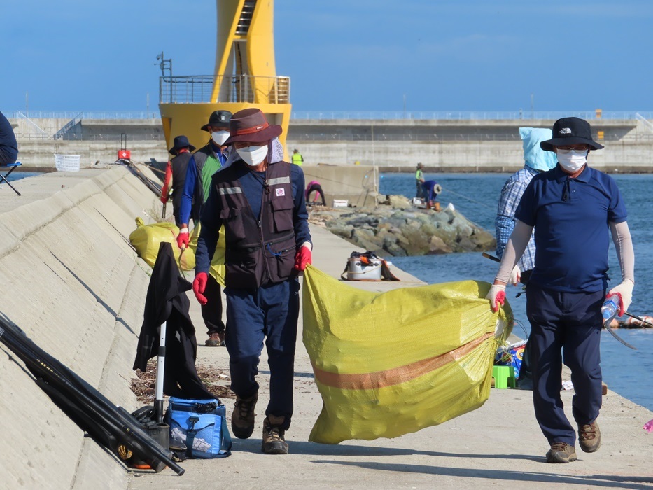 ▲ 연안정화활동 모습