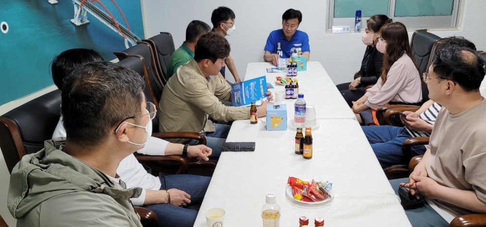 ▲ 정기명 후보가 공노조와 간담회를 가졌다.