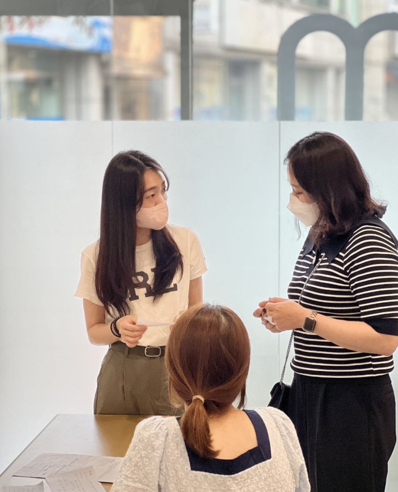 ▲ 팀별 M.O.T 설계컨테스트 현장