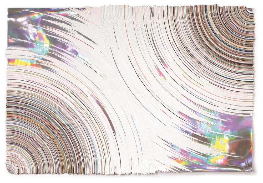 ▲김현지, Indistinct (한지, 혼합재료. 830×1195mm)