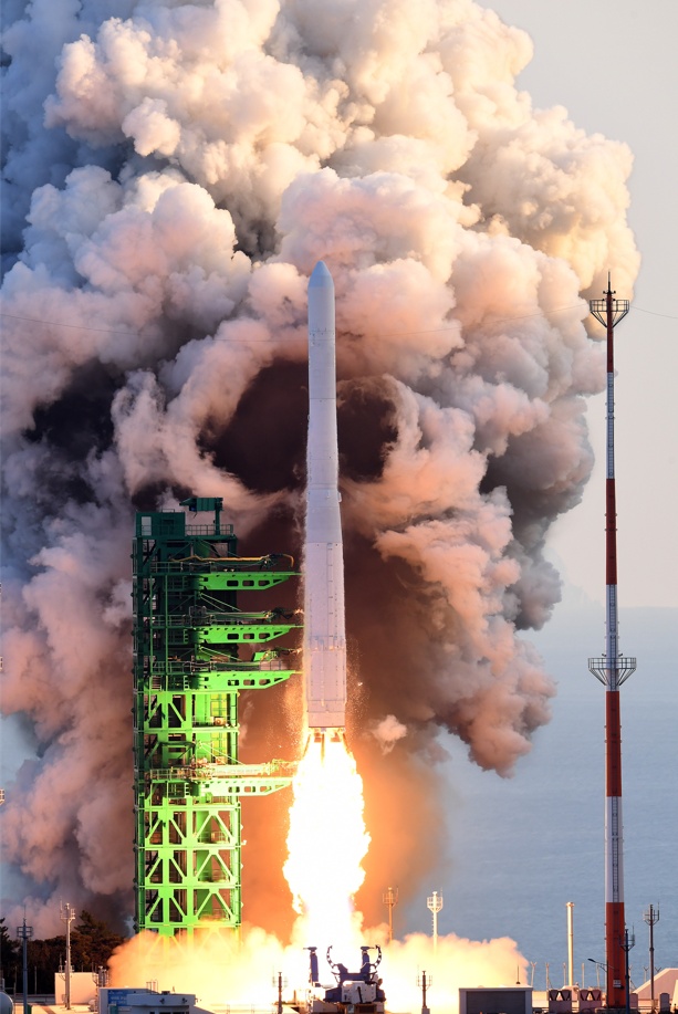 ▲ 누리호 발사 현장