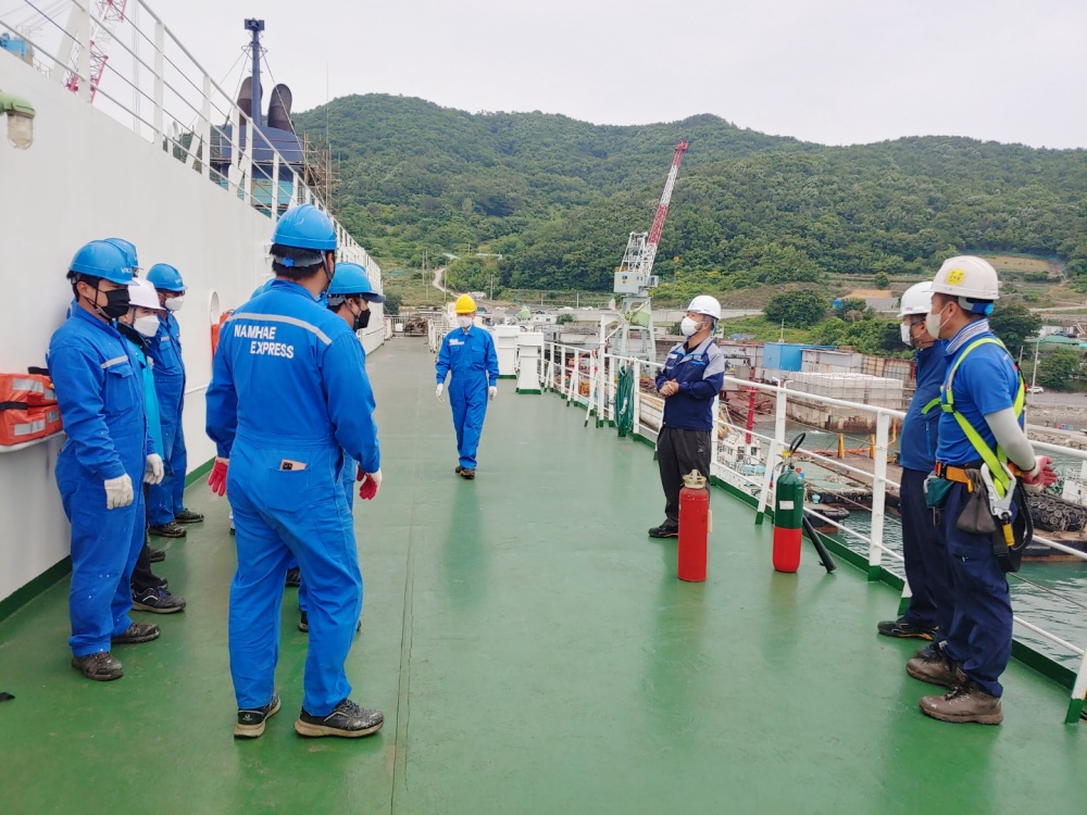 ▲ 연안여객선 해양사고 대비훈련 모습