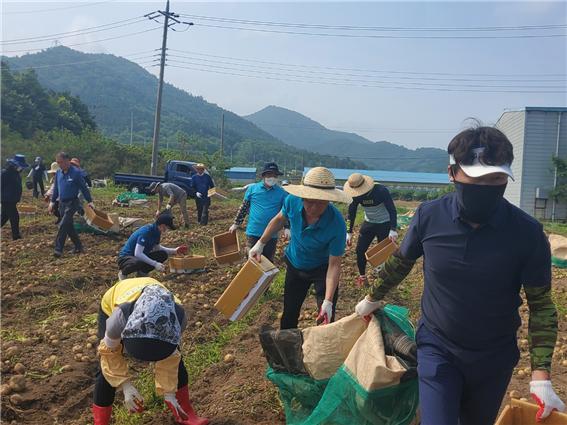 ▲ 여수농협 '함께 해요 우리농산물 농업 농촌 일손돕기' 현장