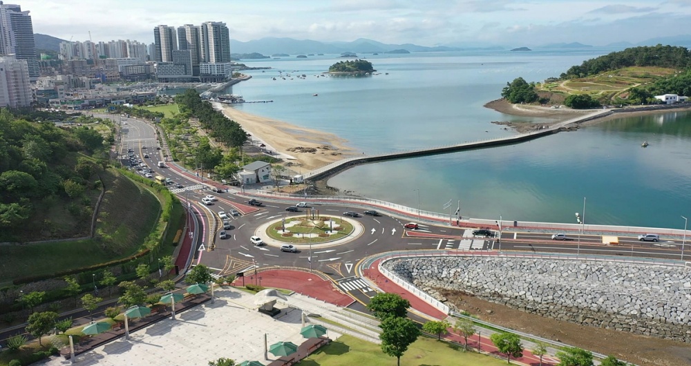 ▲ 웅천~소호를 연결하는 선소대교