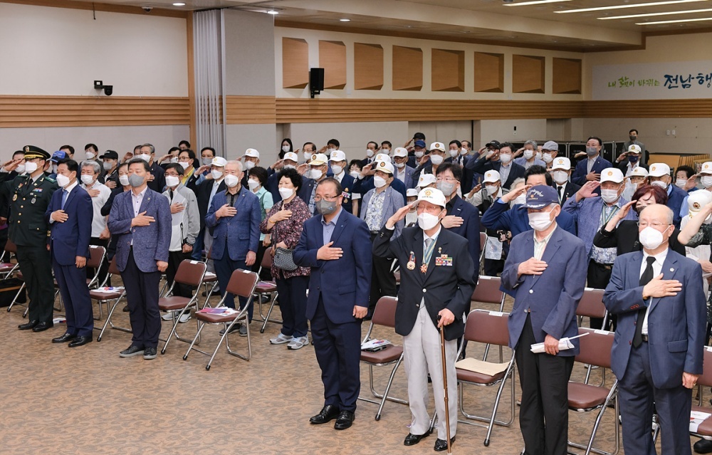 ▲  6.25전쟁 제72주년 행사 현장