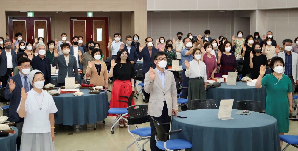 ▲다회용기 사용 실천 선언 및 다짐