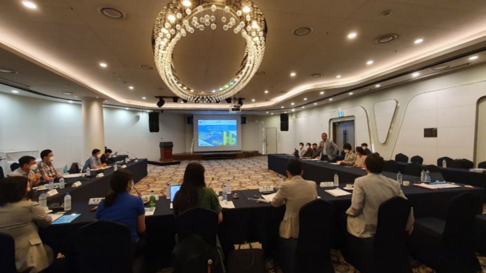 ▲ 노사발전재단 주관 ‘2022년 노사상생형 지역일자리 컨설팅 지원사업 간담회’가 소노캄 컨벤션센터에서 열렸다