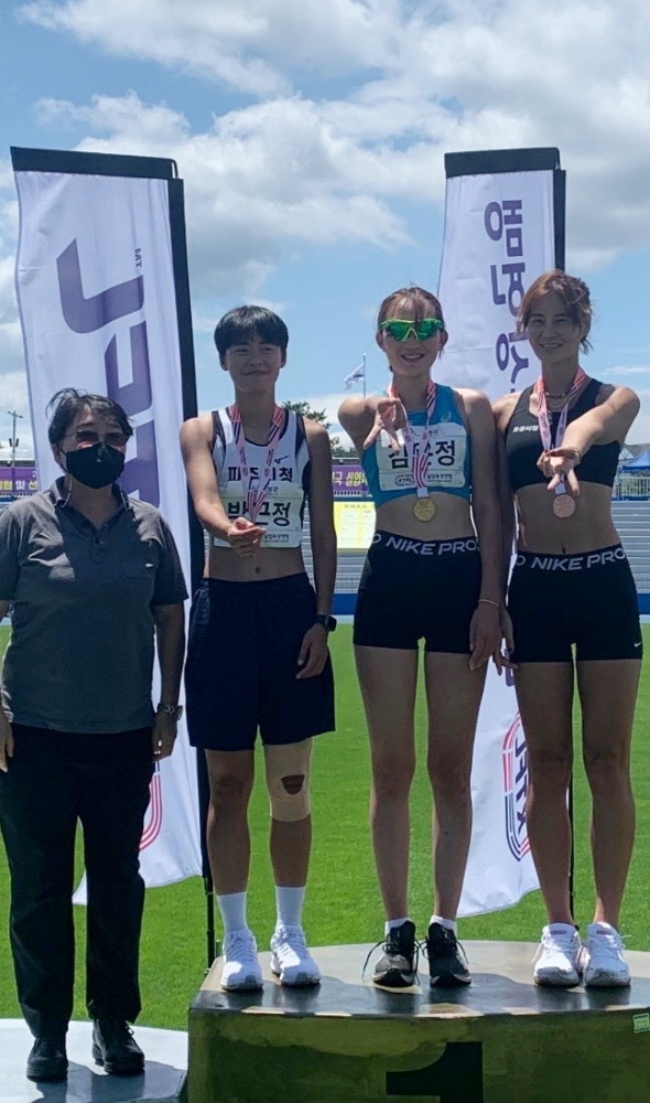 ▲메달을 획득한 이세하, 김은정, 정일우 선수