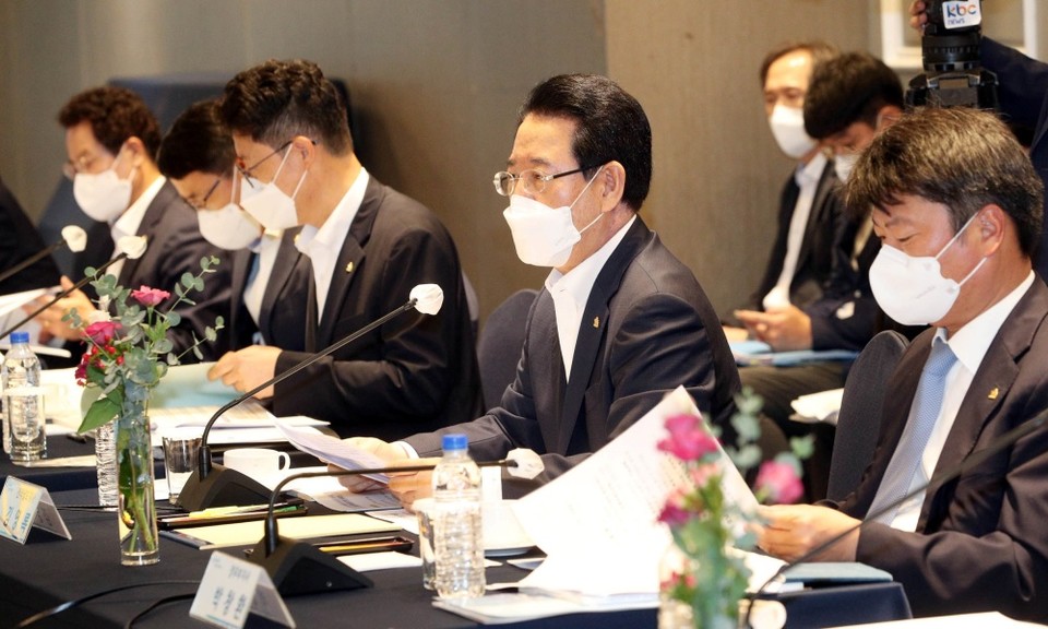 ▲ 더불어민주당 전남도당과 전라남도 예산정책협의회2