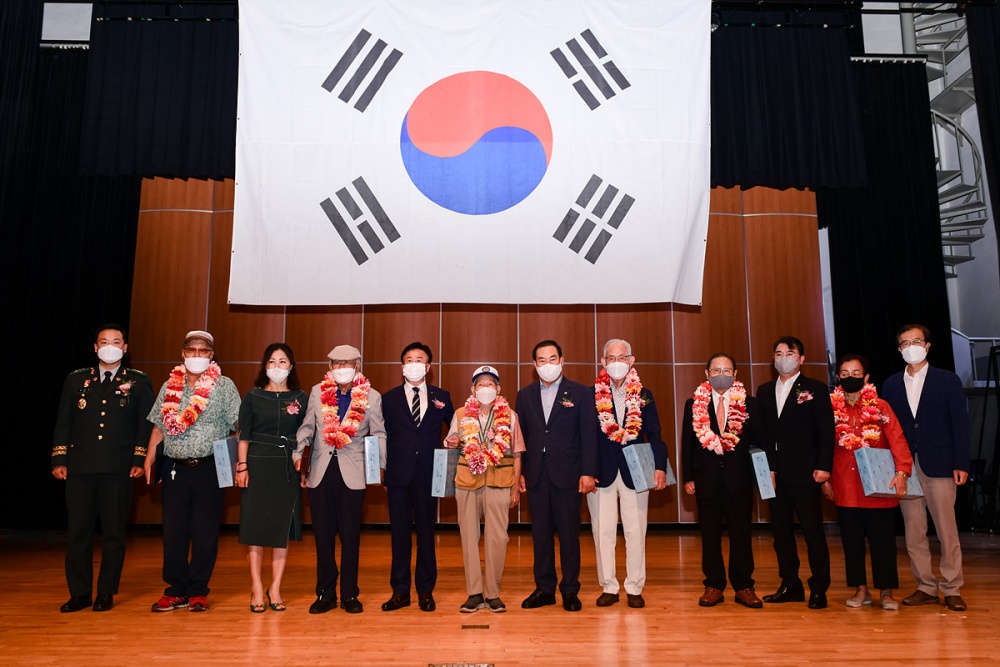 ▲ 전남지역 학도병 6·25출전 72주년 기념식 및 보훈가족 호국안보 결의대회