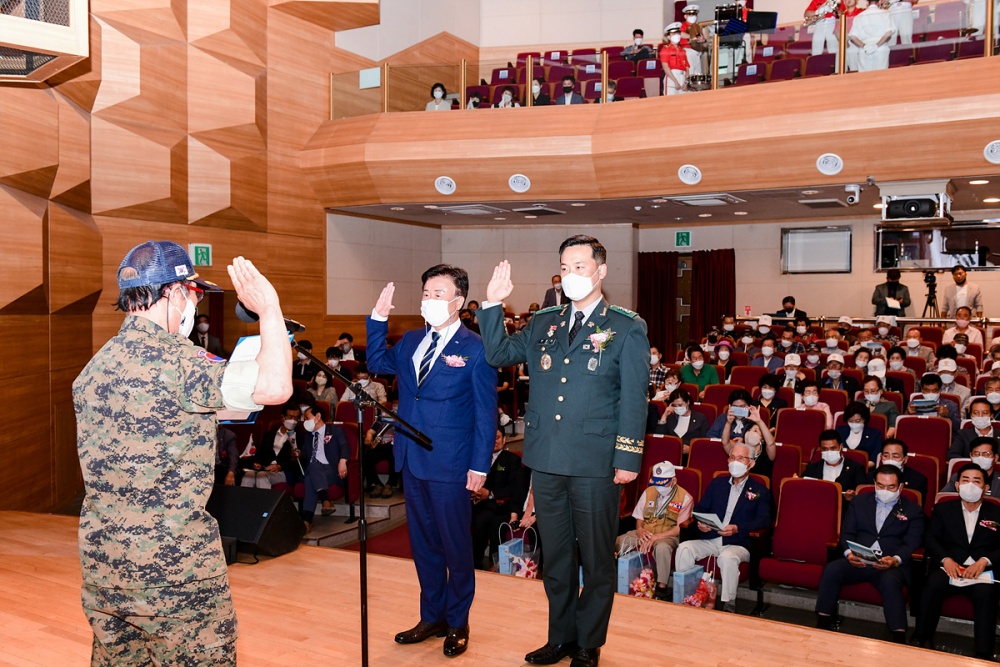 ▲ 전남지역 학도병 6·25출전 72주년 기념식 및 보훈가족 호국안보 결의대회