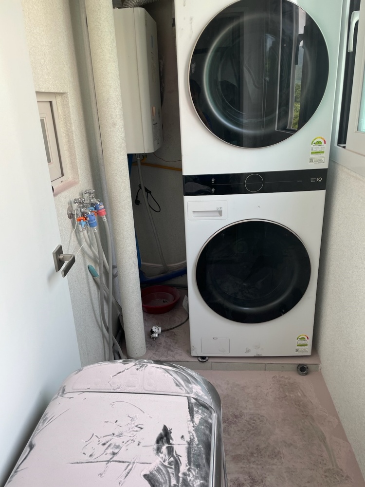 ▲ 봉계동 화재 진화 현장