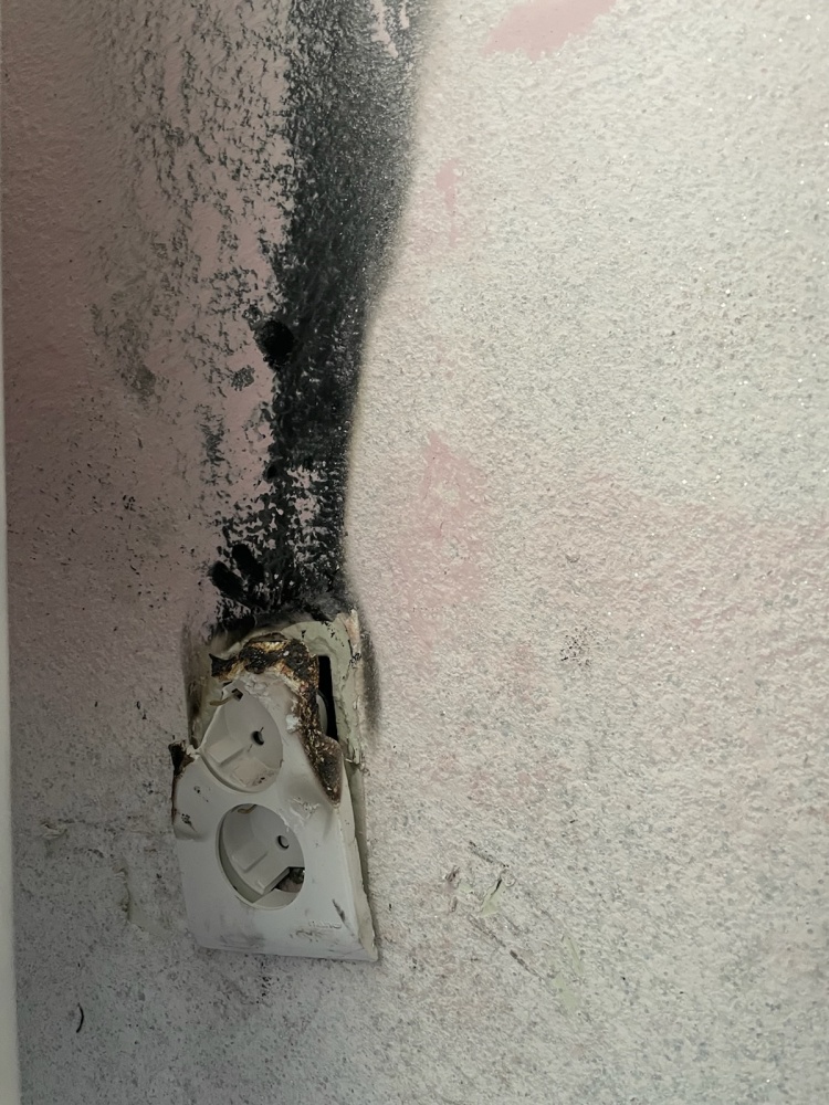 ▲ 봉계동 화재 진화 현장