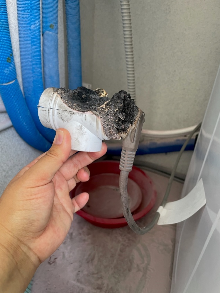 ▲ 봉계동 화재 진화 현장