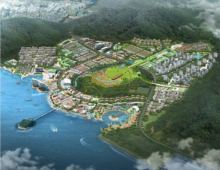 ▲웅천택지개발 변경 전 조감도 (자료사진)