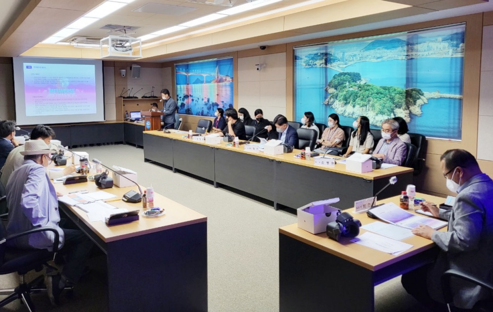 ▲ 여수시 공무원 시책연구모임 평가 현장