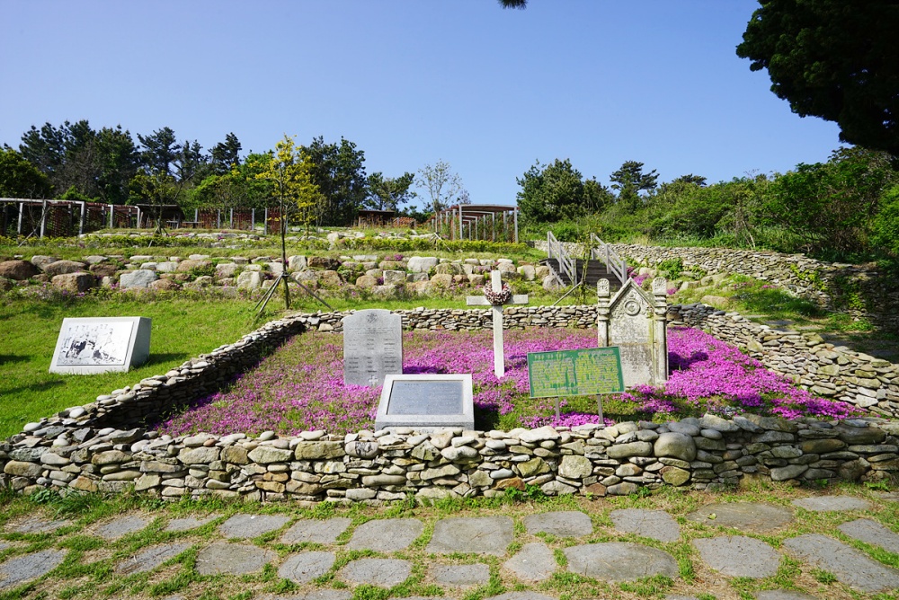 ▲ 거문도 영국군 묘지