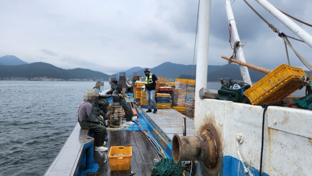 ▲ 해기사 면허 없이 정치망 어장관리를 해온 선장과 선원이 적발됐다.