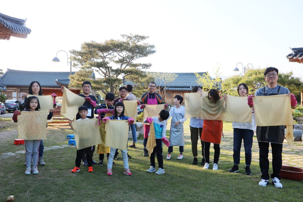 ▲ 담양 두리농원 천연염색만들기 체험