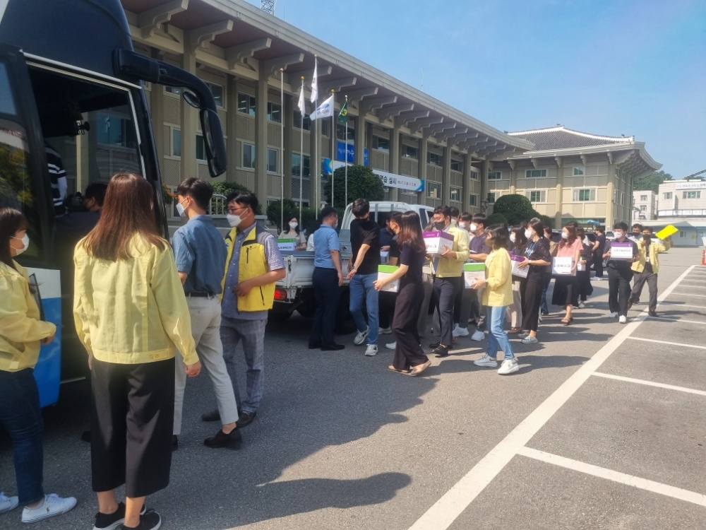 ▲ 2022년 을지연습 ‘행정기관 소산이동 훈련'