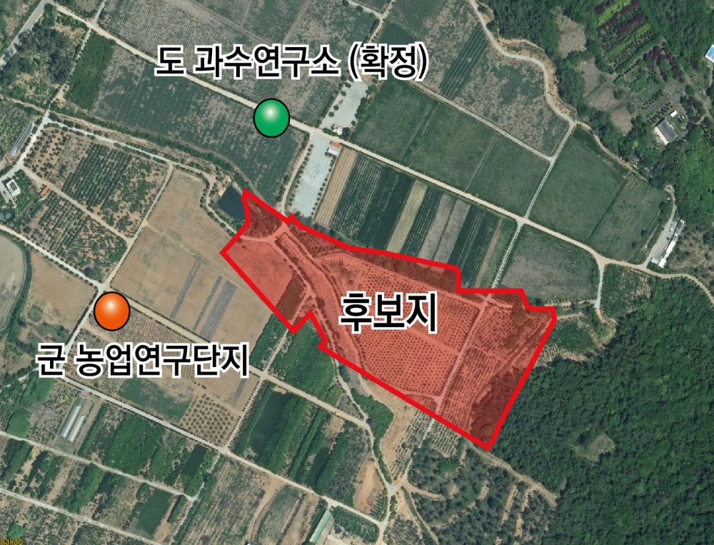 ▲ 농식품 기후변화대응센터 위치도