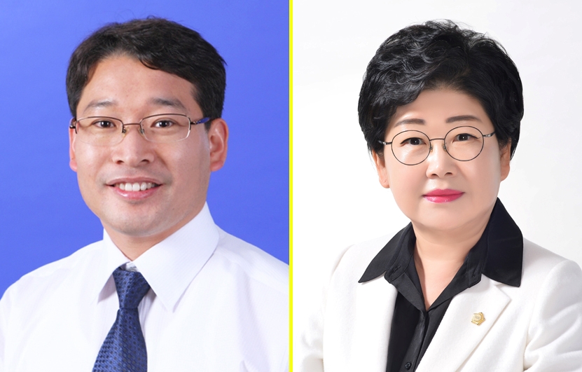 ▲ 문갑태, 백인숙 시의원