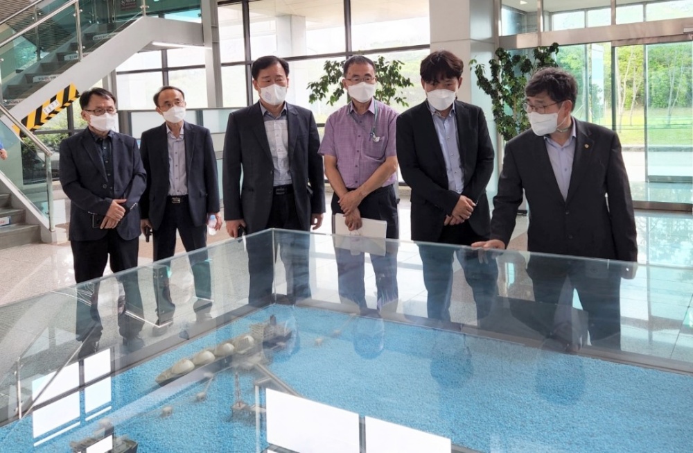 ▲광양만권 수소산업 융복합 플랫폼 구축 현장점검  