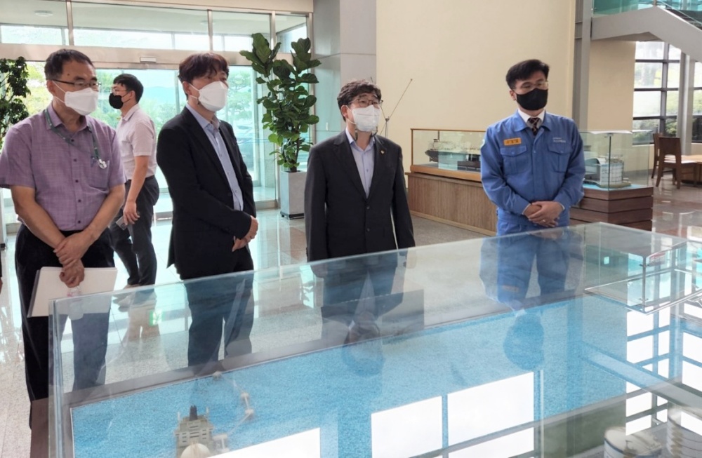 ▲광양만권 수소산업 융복합 플랫폼 구축 현장점검  