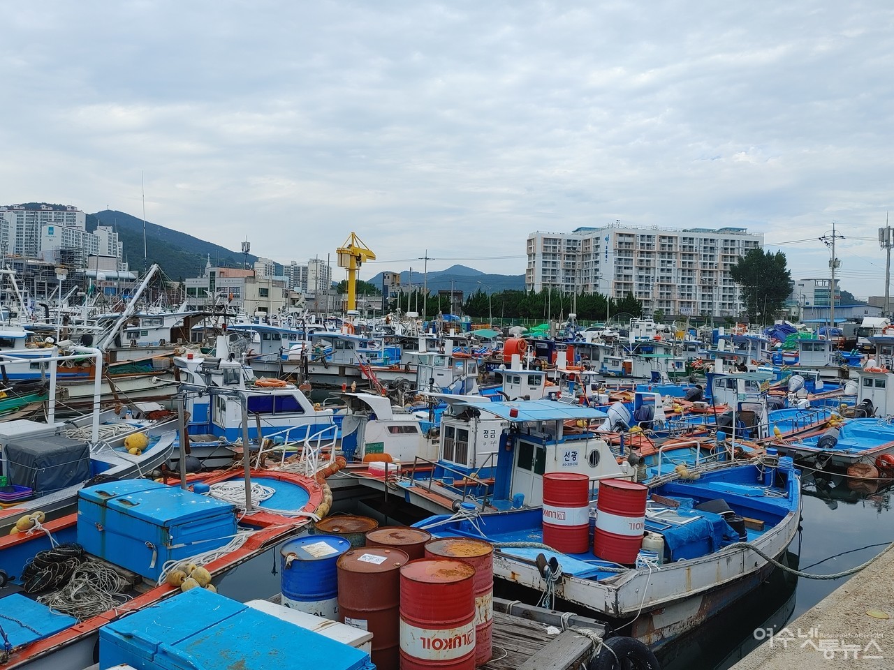 ▲ 태풍전야 국동항 모습 ⓒ심명남