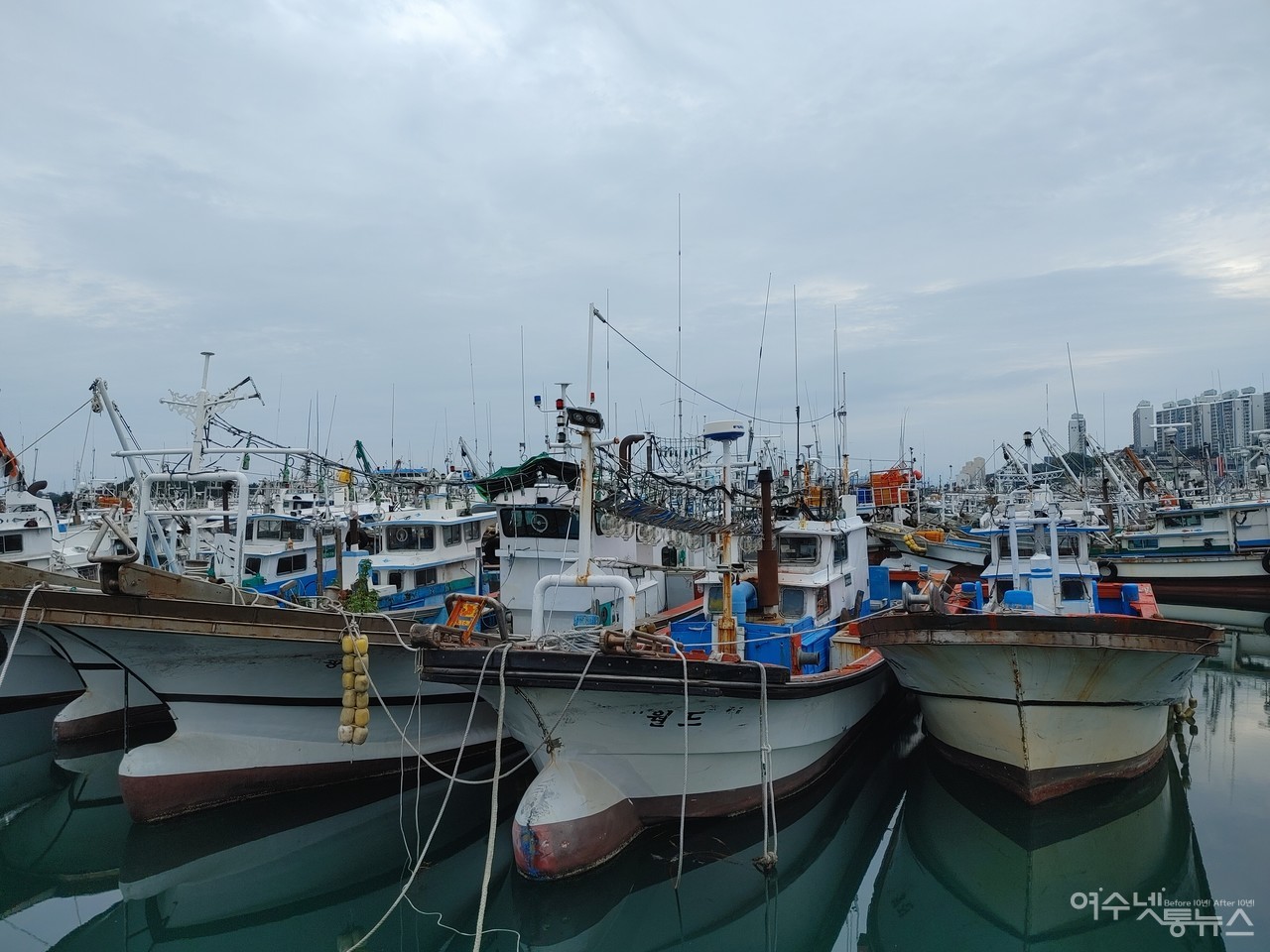 ▲ 태풍전야 국동항 모습 ⓒ심명남