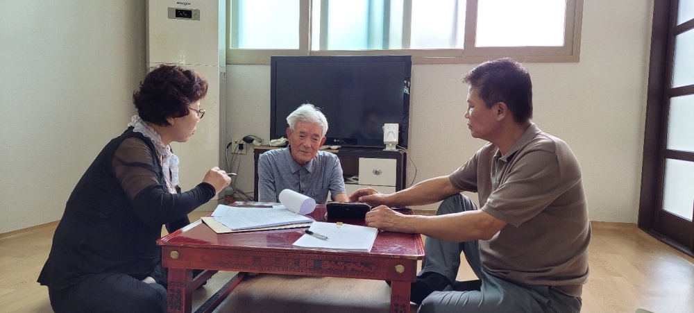 ▲ 민간인희생자 증언 채록 현장