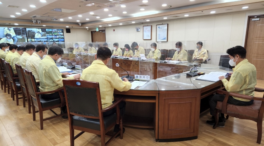 ▲태풍 힌남노 대비 긴급 대책회의 