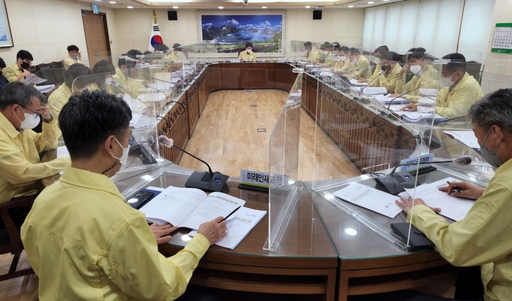 ▲ 태풍 힌남노 대비 긴급 대책회의