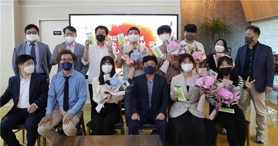 ▲ 시상식 후 기념사진