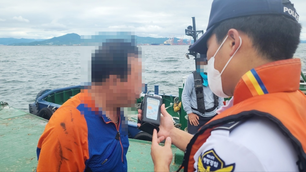 ▲ 음주운항 단속 모습