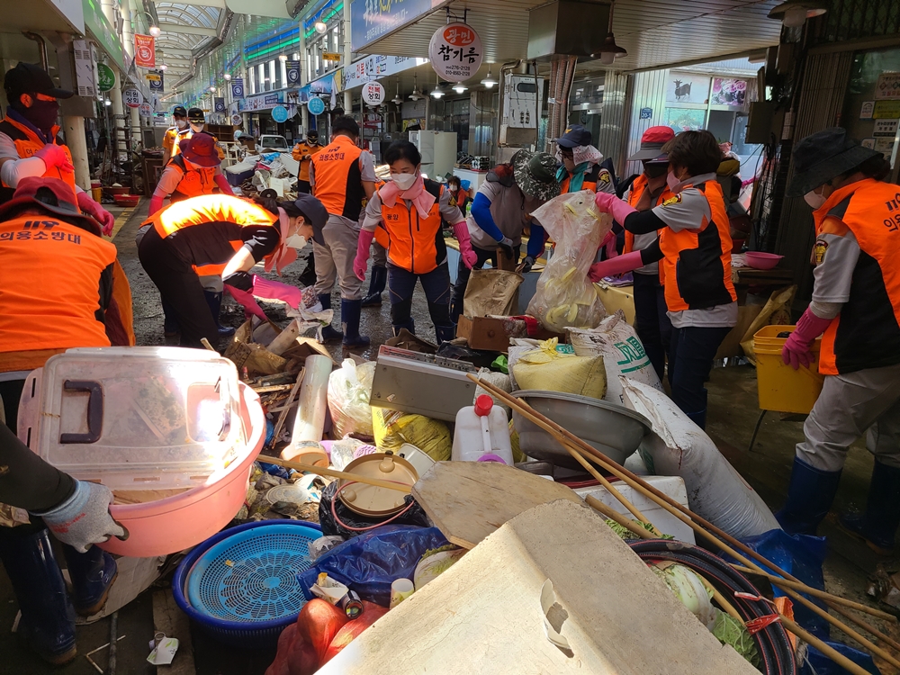 ▲ 포항 피해복구 지원 나선 전남도민