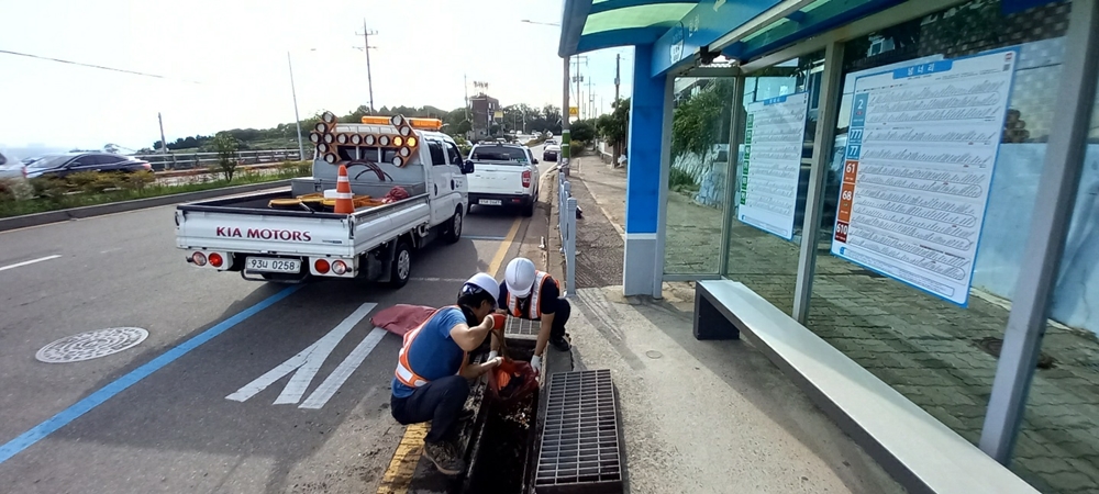 ▲ 태풍 대비 일제 점검 모습