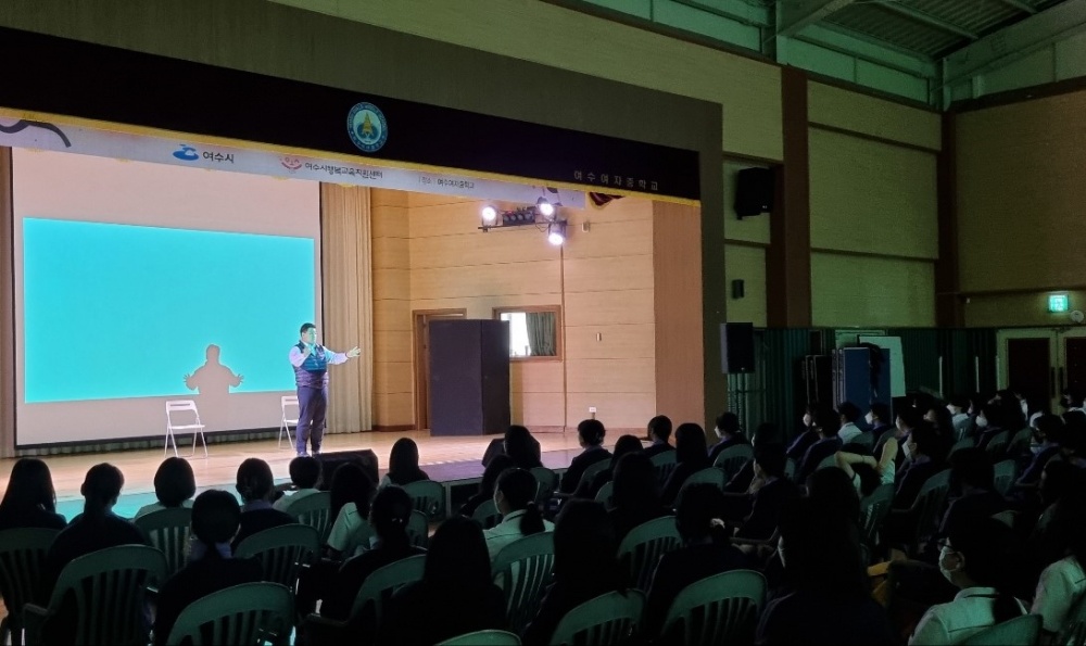 ▲ 청소년 진로 뮤지컬 현장