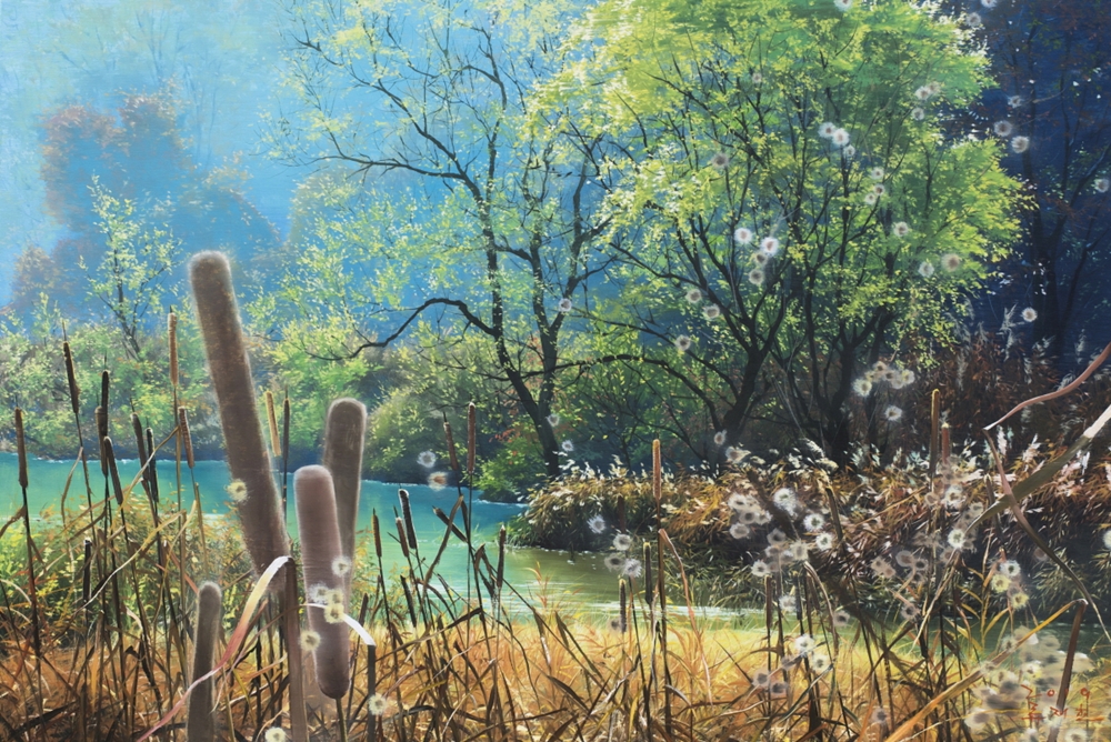 ▲ 류재현, breath of wind (90.9x60.6cm, 캔버스에 오일)