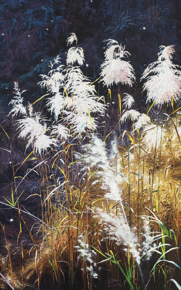 ▲ 류재현, breath of wind (116.8x72.7cm, 캔버스에 오일)