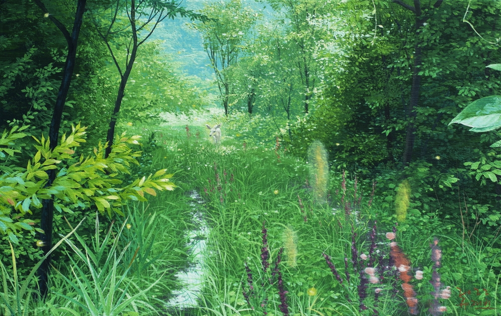 ▲ 류재현, breath of wind (53.0x33.4cm, 캔버스에 오일)