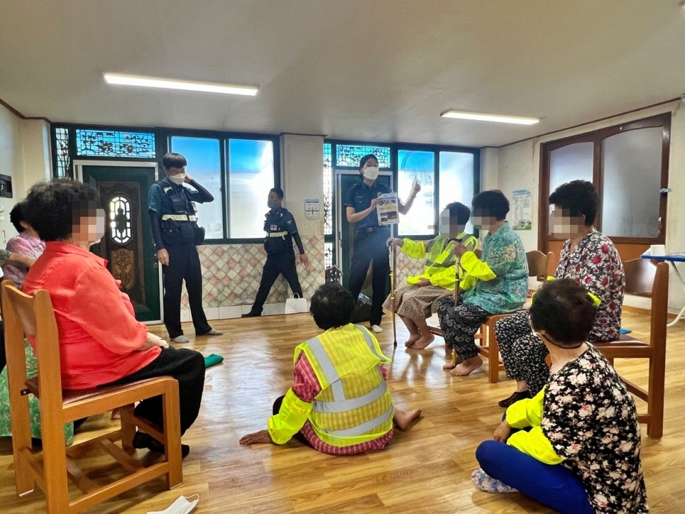 ▲ 교통안전교육 모습