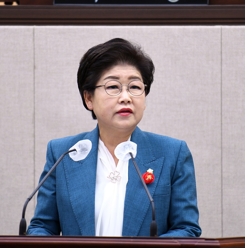 ▲ 백인숙 여수시의원