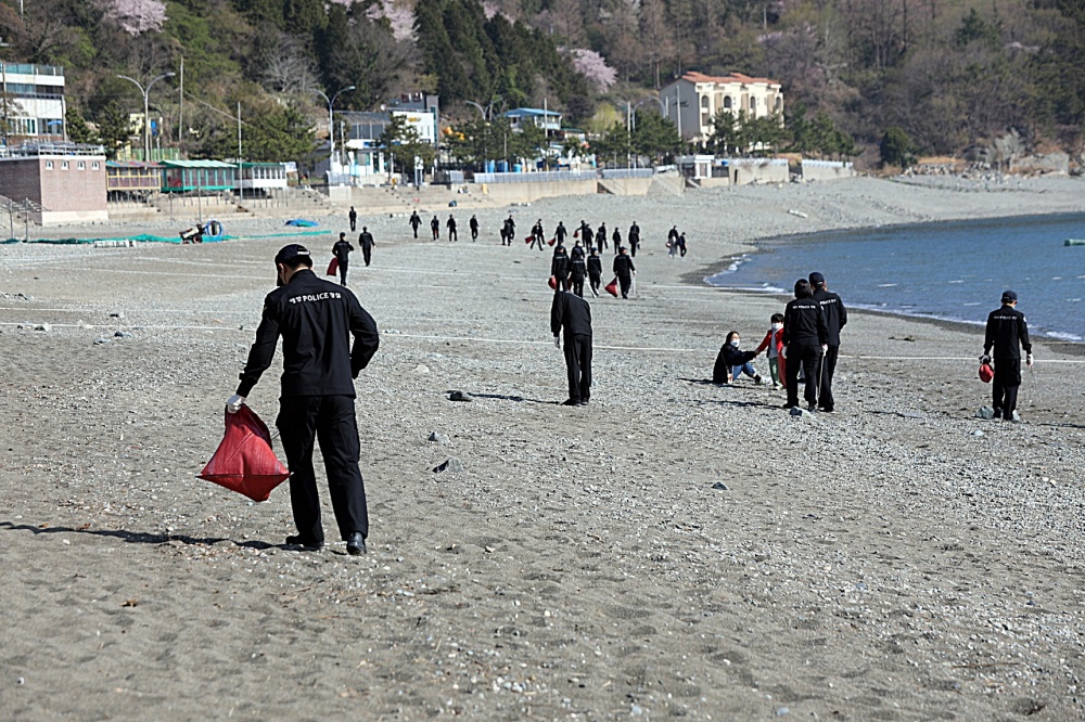 ▲ 해경교육원 상반기 봉사활동 모습
