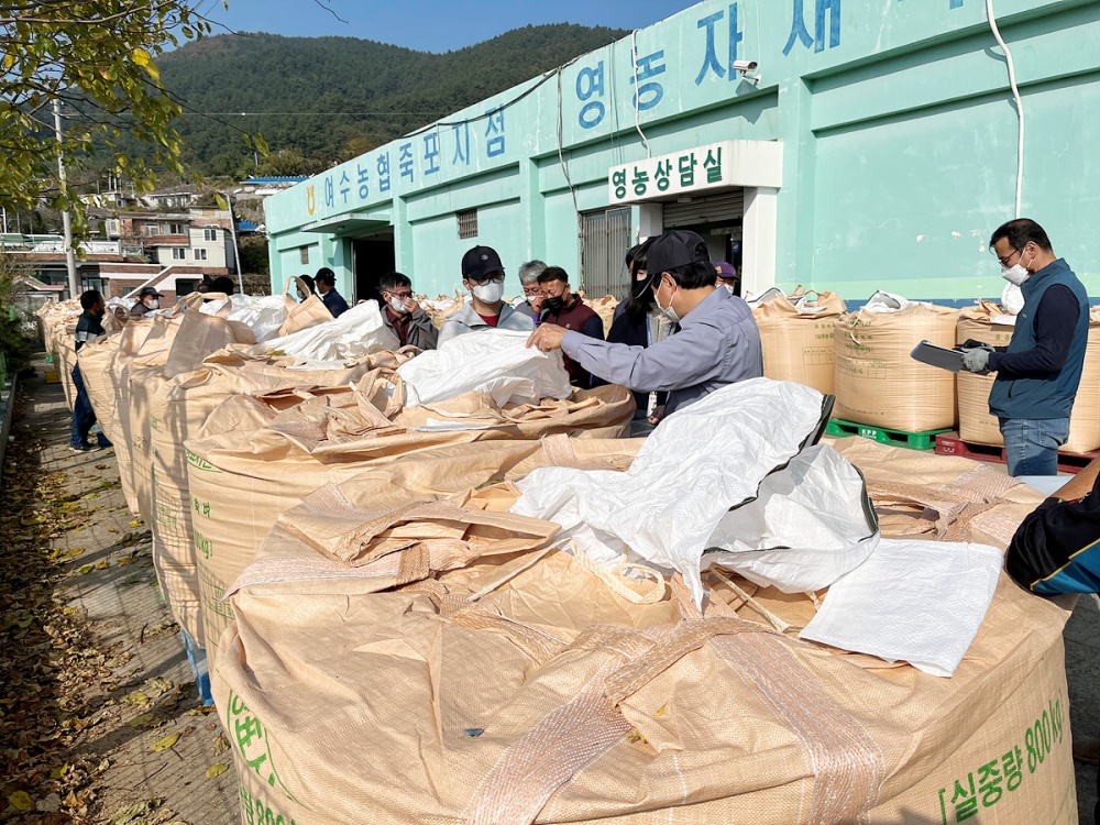 ▲ 공공비축 미곡 수매현장