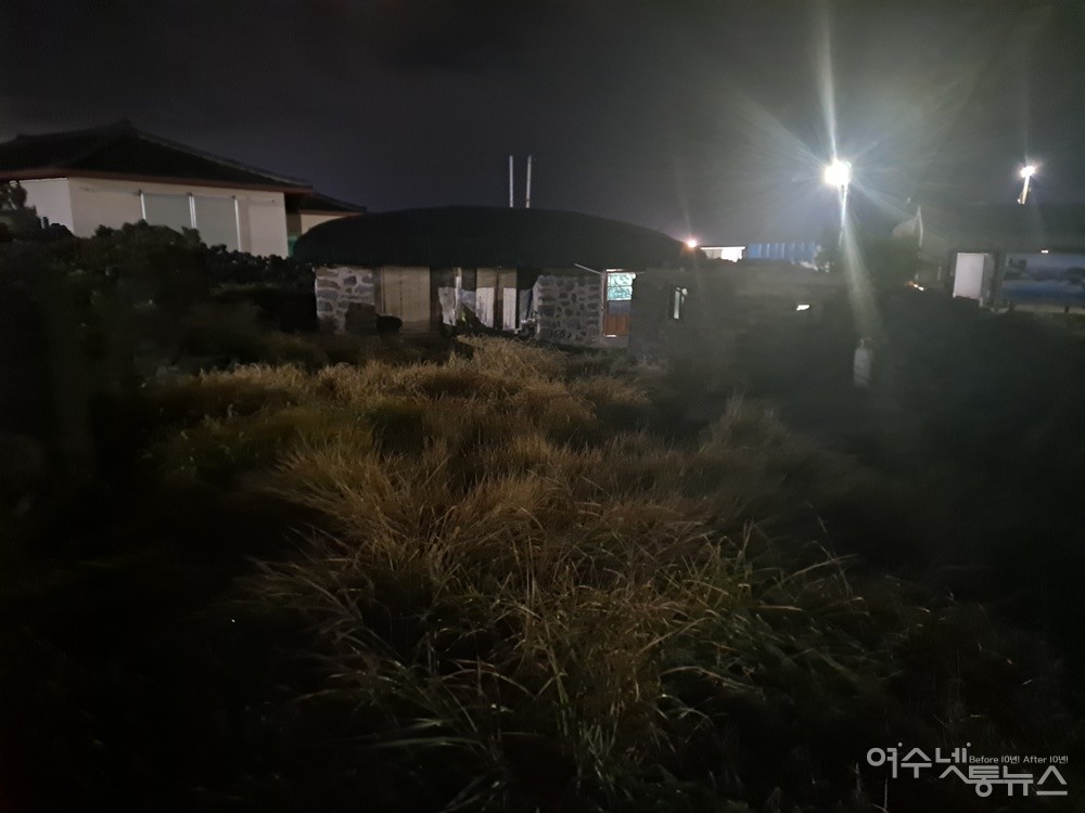 ▲ 제주(조천읍 신촌리)의 밤이 깊어간다. ⓒ조찬현