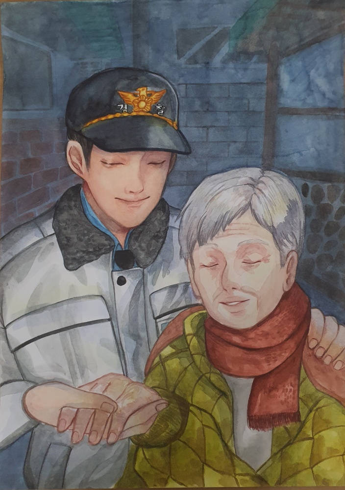 ▲ 학생무 대상 수상작 '안전귀가'