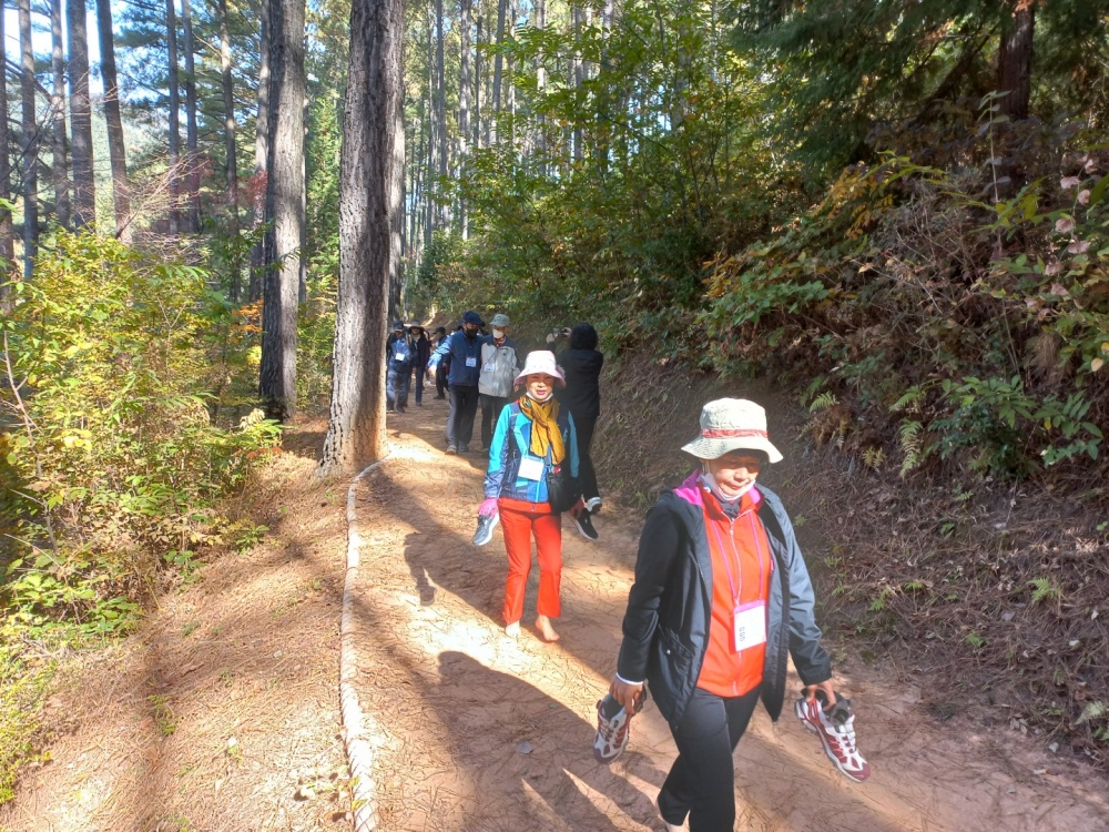 ▲ 동여수노인복지관 광양 백운산 자연휴양림 산행