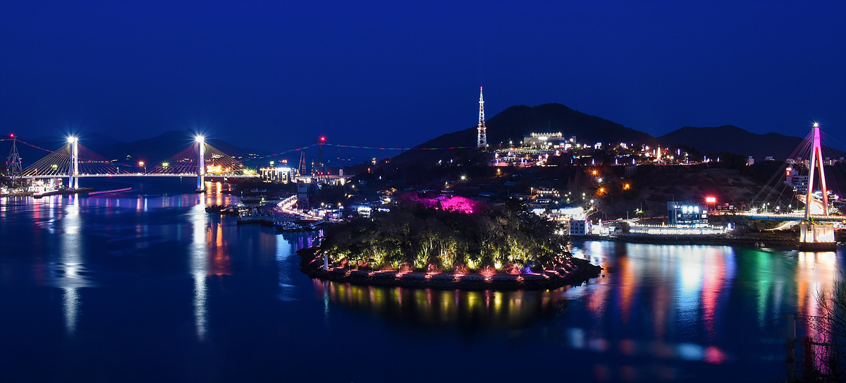 ▲여수밤바다 야경